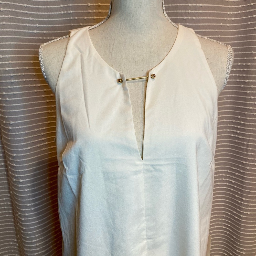 Lulu’s White Sleeveless Sheath Mini Dress Size M - Picture 7 of 11